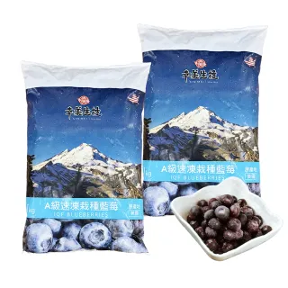 【幸美生技】冷凍栽種藍莓2包組1kgx2包美國原裝進口(自主送驗A肝/諾羅/農殘/重金屬通過)