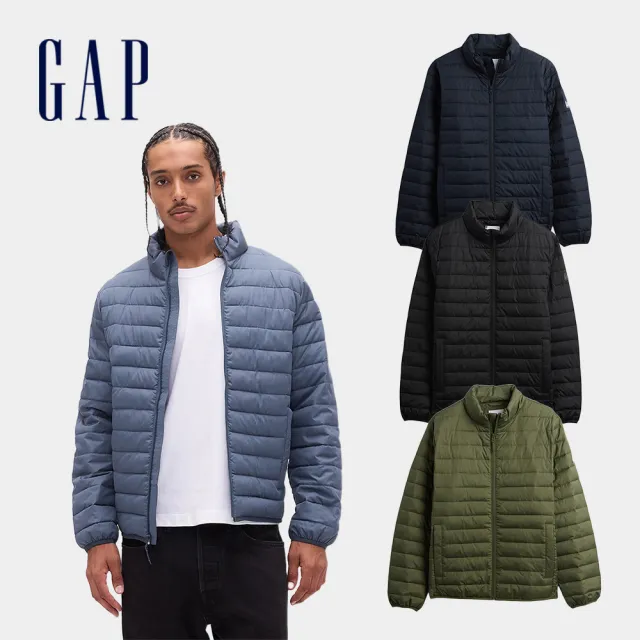 【GAP】男裝 立領外套-多色任選(790583)