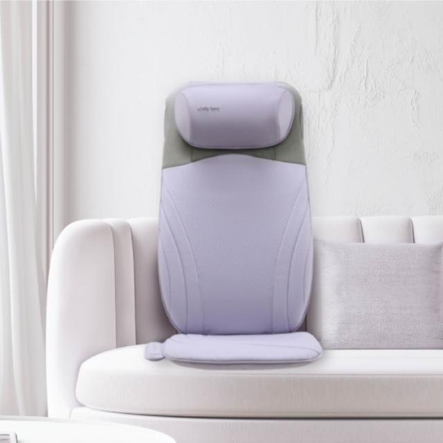 【OSIM】背樂樂Sync OS-2233微光紫(肩頸按摩/背部按摩/按摩墊/指壓/溫熱)