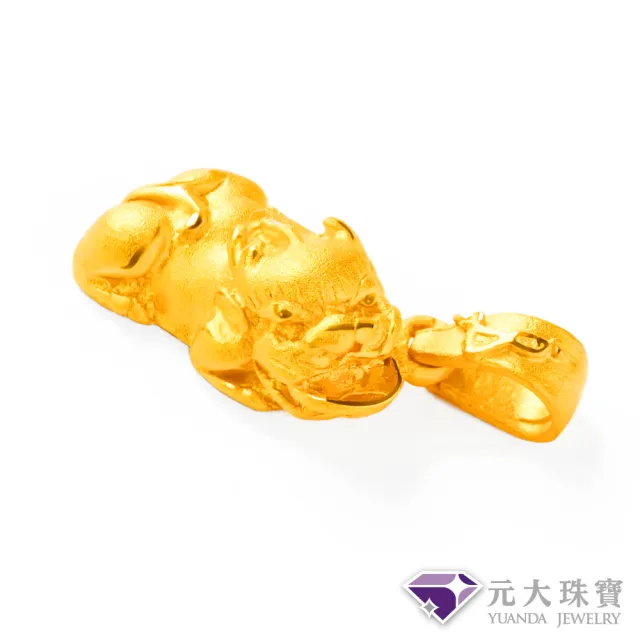 【元大珠寶】黃金墜9999咬錢來貔貅(0.67錢正負3厘)