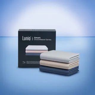 【Lunio】SnowWeave™ 智能涼感床包組標準單人｜單人加大含枕套*1(｜涼爽親膚｜敏感肌適用)