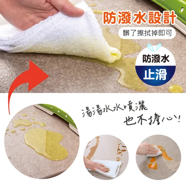 【Sanko】日本製 防潑水 吸附式 廚房地墊(60x180cm 厚度0.3cm)