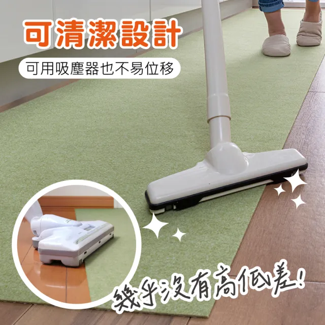 【Sanko】日本製 防潑水 吸附式 廚房地墊(60x180cm 厚度0.3cm)