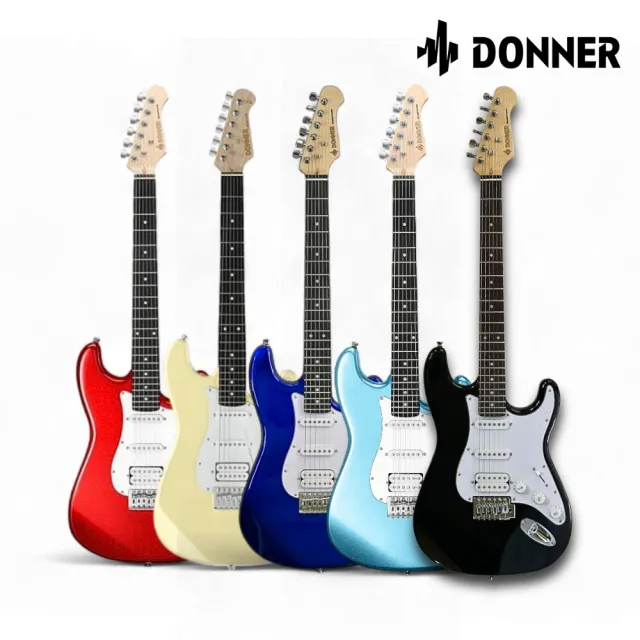 【Donner】DST-100 初階電吉他 贈全配件／極簡不凡(DST100B 初階吉他 新手琴 社團琴 團購琴)