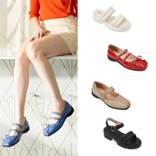 【A.S.O 阿瘦集團】【A.S.O 阿瘦集團】羊皮涼拖鞋/瑪莉珍鞋系列(女鞋_多款任選_網路限定)