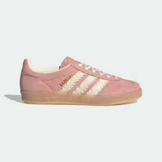 【adidas 愛迪達】GAZELLE INDOOR 運動休閒鞋 德訓鞋 滑板 復古 女 - Originals JS1413