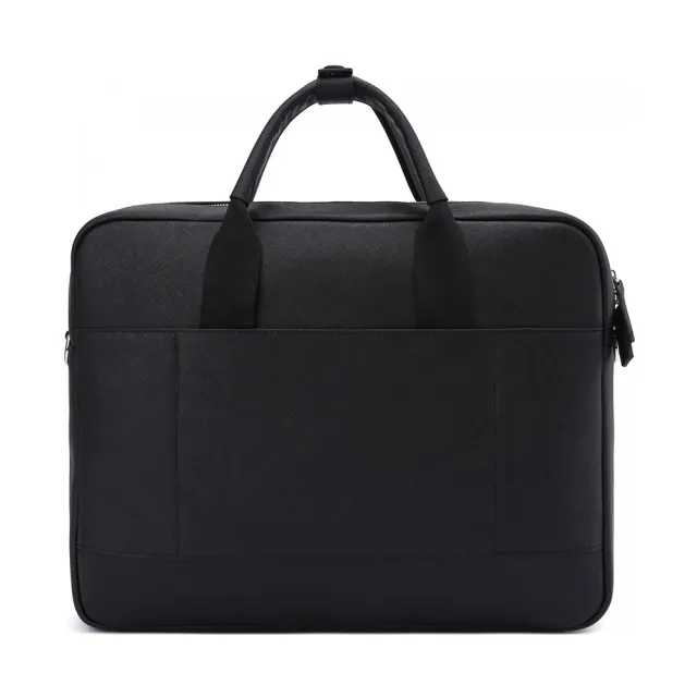 【Cerruti 1881】限量2折 義大利原裝進口 頂級小牛皮公事包/斜背包 CECA04657S 全新專櫃展示品(黑色)