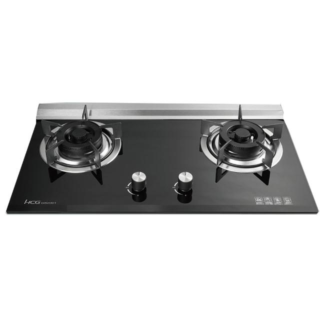 【HCG 和成】二口玻璃檯面爐(GS2301 NG1/LPG基本安裝)