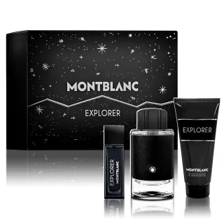 【MONTBLANC 萬寶龍】探尋旅者淡香精 100ML禮盒(淡香精100ML+隨身瓶15ML+沐浴膠100ML 專櫃公司貨)