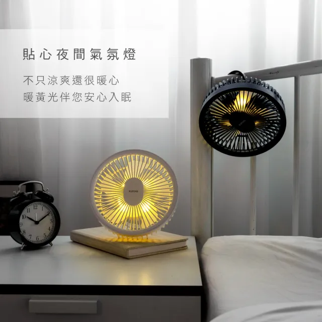 【KINYO】無線遙控LED桌立吊掛扇/USB風扇/露營扇/吊扇/立扇