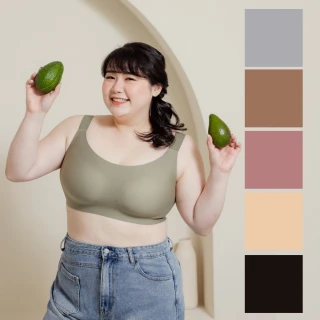 【beaulace 薄蕾絲】大尺碼無痕包覆美胸無鋼圈內衣 絕對自信 雙11必買推薦(C-G罩杯可穿)