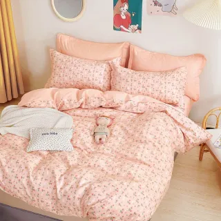 【DON】台灣製-100%精梳純棉床包枕套組單人/雙人/加大(多款任選)