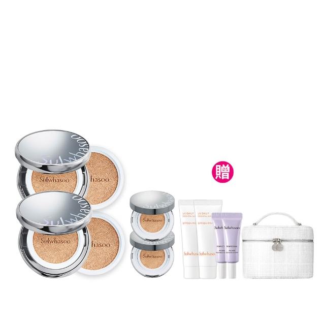 【雪花秀】官方直營 完美珍珠光精華氣墊 二盒四蕊(Sulwhasoo 柔焦版/水亮版)