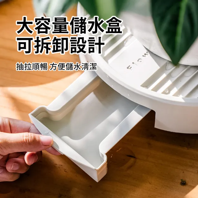 【wellane】加厚可移動式萬向輪花盆底盤 360°旋轉超透氣花盆托盤 盆栽底盤 接水盤 瀝水花盆底座