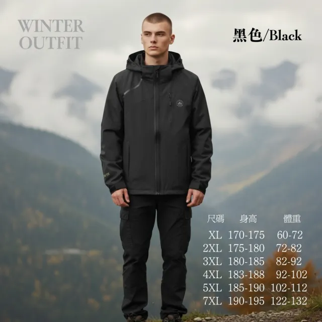 【J.Malo】防水登山外套 保暖(外套 登山外套 連帽外套 情侶款)