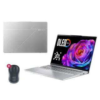 【Acer 宏碁】無線滑鼠組★14吋Ultra 9輕薄AI筆電(Swift Go/EVO/SFG14-74-97UR/Ultra 9-285H/32G/1TB/W11)