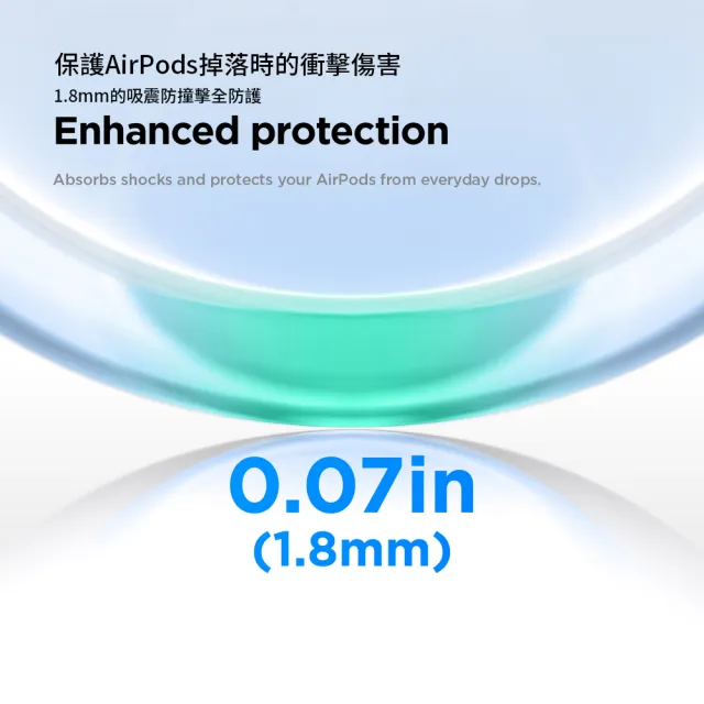 【Elago】AirPods Pro 3 無痕透明保護殼(防撞/防摔 Pro3)