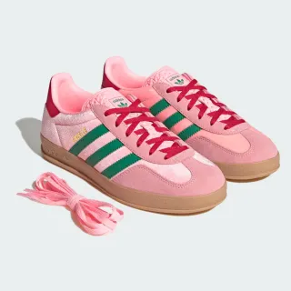【adidas 愛迪達】GAZELLE INDOOR 運動休閒鞋 德訓鞋 滑板 復古 女鞋 - Originals JI2713