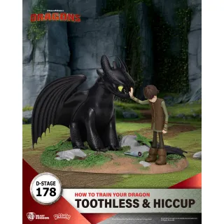 【Beast Kingdom 野獸國】夢-精選-178 馴龍高手 沒牙&小嗝嗝