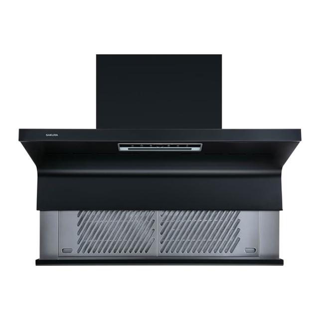 【SAKURA 櫻花】80公分AI風控近吸升降款全隱藏式除油煙機(DR7396H 原廠技師到府 基本安裝)