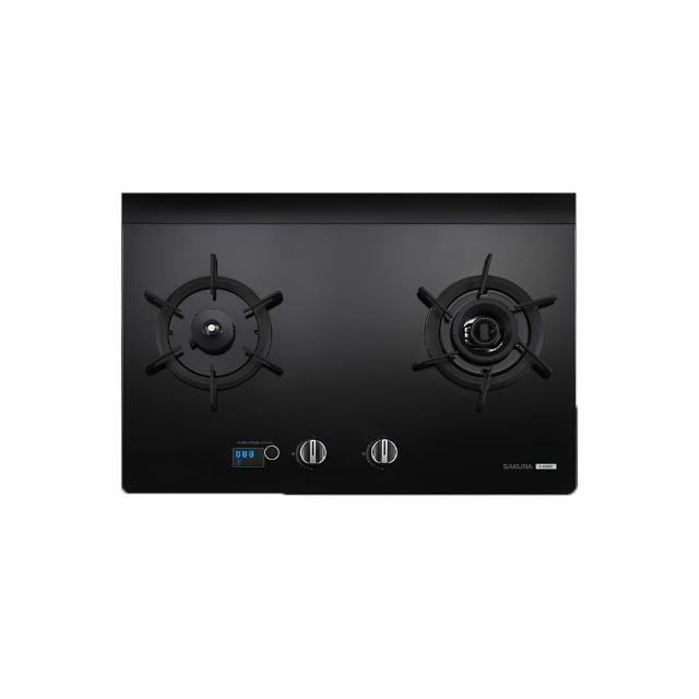 SAKURA櫻花牌 G-2926 雙口瓦斯爐 雙炫火電子連續點火 耐熱強化玻璃爐臺 第一級能源效率 臺灣製造