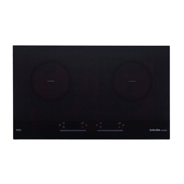 【SAKURA 櫻花】雙口觸控滑動式八段IH感應爐-經典黑(EG2350G 原廠保固服務安裝)