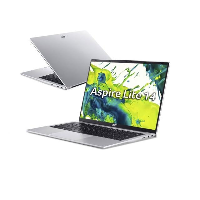 【Acer 宏碁】Office2024★14吋四核心8G文書效能筆電(Aspire Lite/AL14-32P-C4QP/N150/8G/512G/W11)