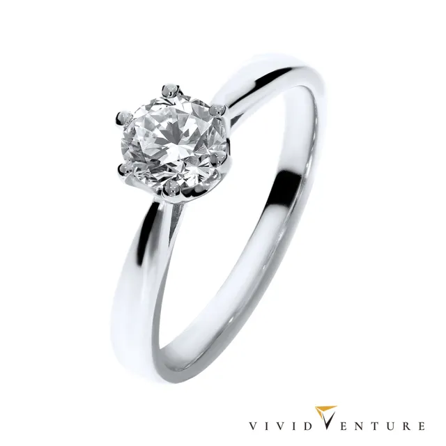 【Vividventure 亞帝芬奇】77樂購節限定 GIA 30分 DI1 3VG 八心八箭 天然鑽石 真鑽 戒指 愛守候(14K金台)
