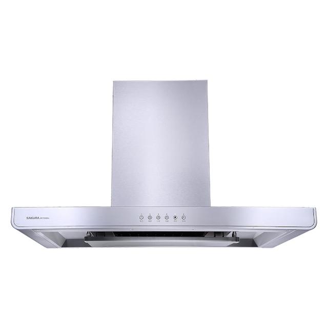 【SAKURA 櫻花】90CM環吸歐化直吸倒T除油煙機(R7765SXL 原廠技師到府基本安裝)