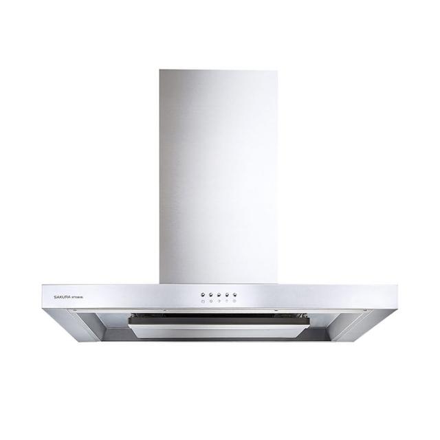 【SAKURA 櫻花】90cm歐化二極3D環吸除油煙機(R7722BSXL 原廠技師到府基本安裝)