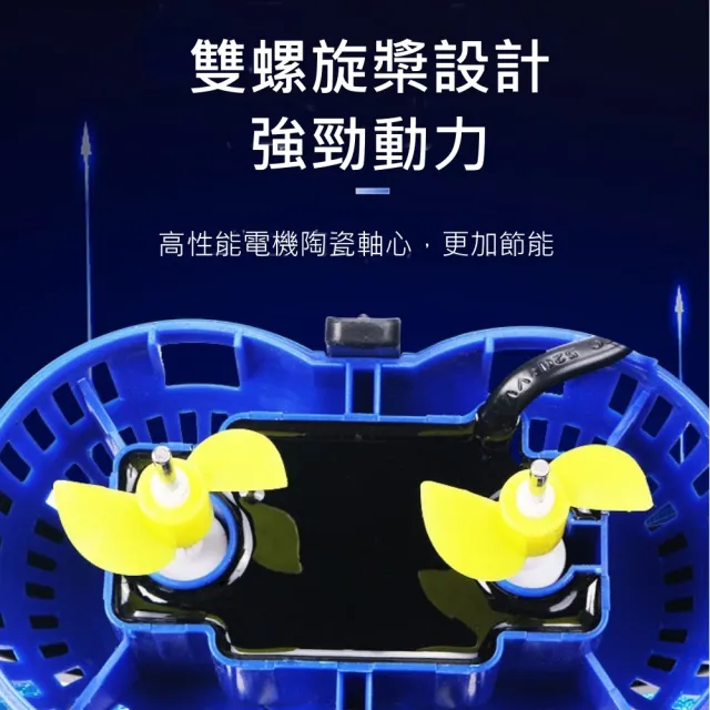 【SUNSUN 森森】JVP230 磁吸式雙頭造浪馬達 6000L 揚浪馬達/造流馬達/造流器(台灣公司貨110V)