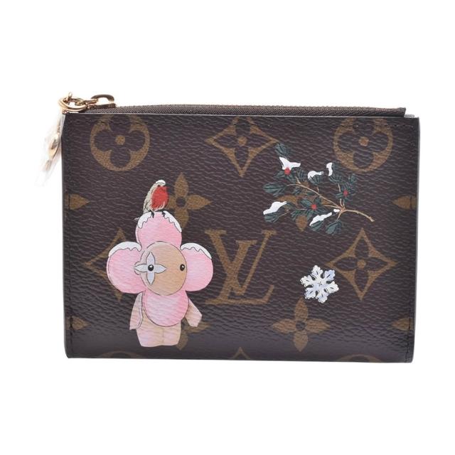 【Louis Vuitton 路易威登】M15334聖誕限定Vivienne Wintery Travel系列Monogram帆布短夾