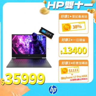 升級32G★【HP 惠普】15.6吋 i7-13620H RTX5060-8G電競筆電(Victus Gaming 15-fa2225TX/16G/1TB SSD/Win11)