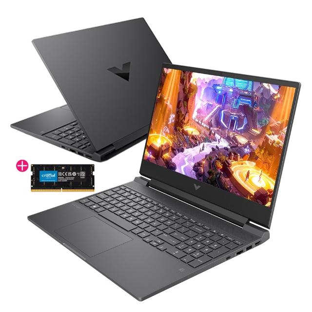 升級32G★【HP 惠普】15.6吋 i5-13420H RTX5050-8G電競筆電(Victus Gaming 15-fa2185TX/16G/512GB SSD/W11)