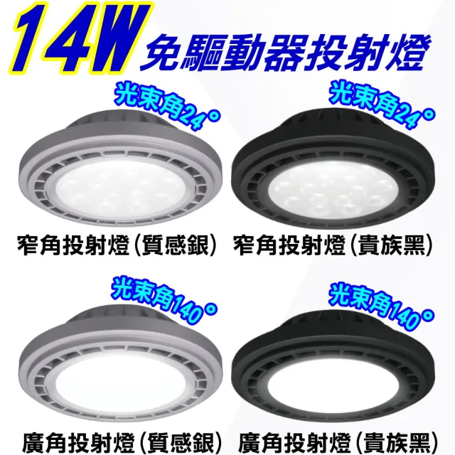 【DanceLight 舞光】已含14W光源 AR方型崁燈 雙燈盒燈 AR111免驅動光源(時尚白/貴族黑 白光/自然光/黃光)