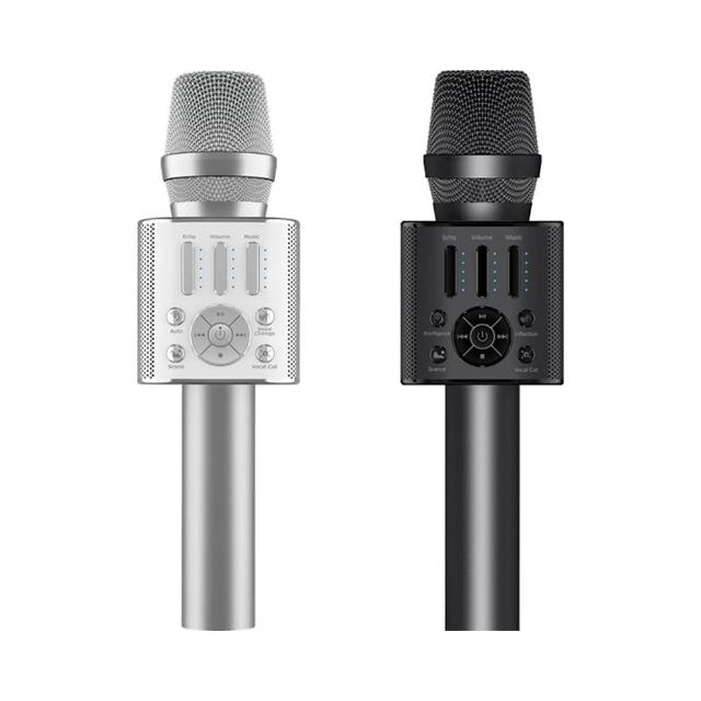 【Gigastone 立達國際】無線藍牙5.0麥克風 KM-8500(內建喇叭/TWS雙人歡唱/八種混音/原伴唱/唱歌APP/手機)