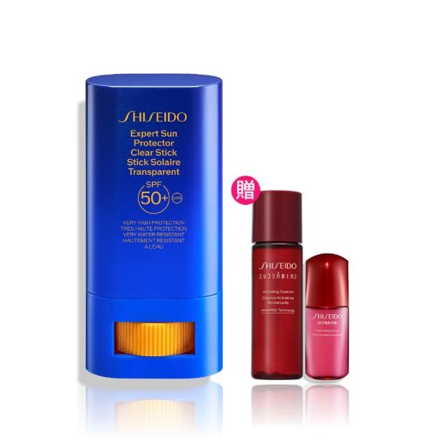 【SHISEIDO 資生堂國際櫃】新艷陽 • 夏熱防禦果凍防曬棒20mL(SPF50+·PA++++/防曬/防曬乳/戶外活動)