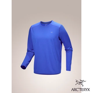 【Arcteryx 始祖鳥官方直營】男 Cormac 快乾長袖圓領衫(伊萊克雜藍)