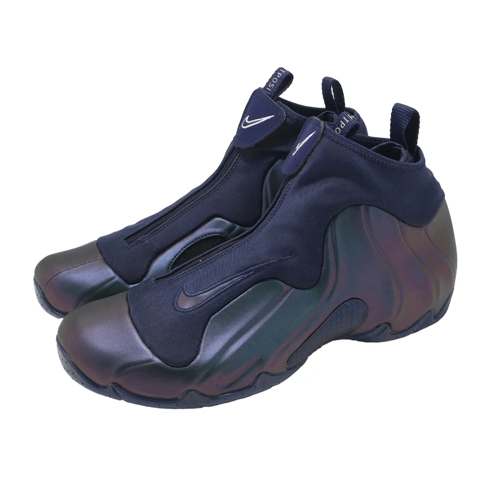 NIKE 耐吉】休閒鞋Air Flightposite QS 男鞋Jason Kidd 藍復刻拉鍊