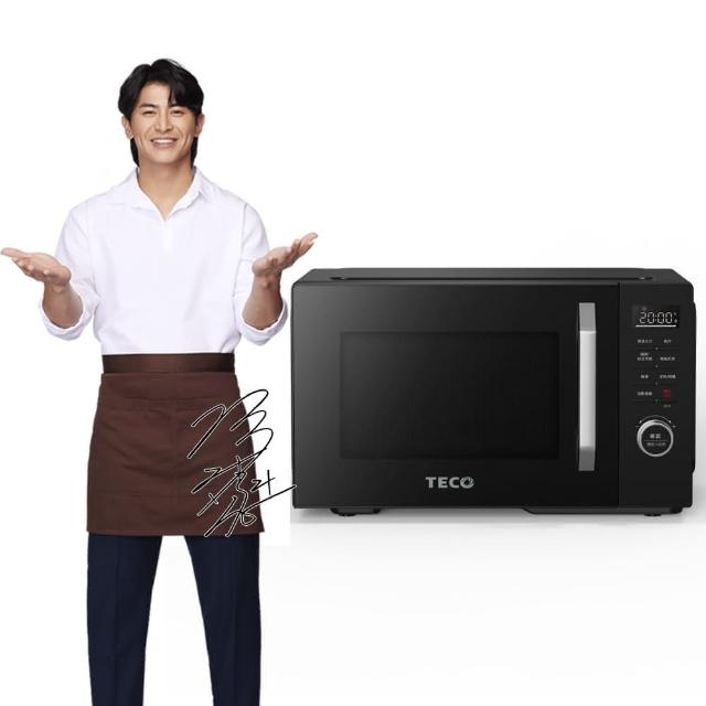 【TECO 東元】黑大廚 23L三合一多功能氣炸烤微波爐(YM2302CBB)