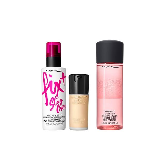【M.A.C】超持妝零暗沉奢緞底妝組(超持妝奢緞粉底精華+超持妝零暗沉定妝噴霧100ml)