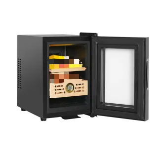 【小山THL】12L雪茄櫃 80支 冷凍保濕櫃 桌上型雪茄盒 雪茄櫃 冷藏櫃(製冷+制熱功能/無濕度控制/雪松木層架)