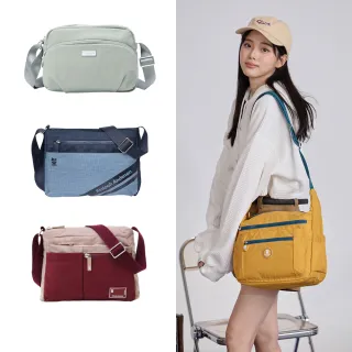 【金安德森】多格層拉鍊斜背包(多款任選)