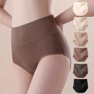 【Mevels 瑪薇絲】6件組 7A莫代爾舒適中高腰內褲/棉質內褲/女內褲(M-XL)