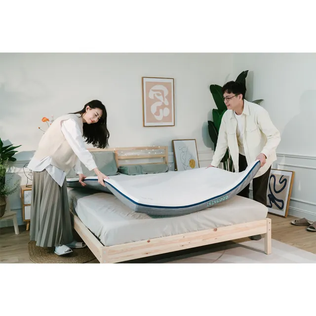 【日日居】雙層舒眠床墊 150x200cm 高10cm(IKEA規格)