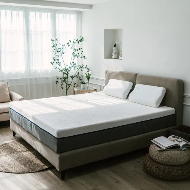 【日日居】三眠制釋壓床墊  160x195cm 高25cm- 雙人加大(MUJI規格)