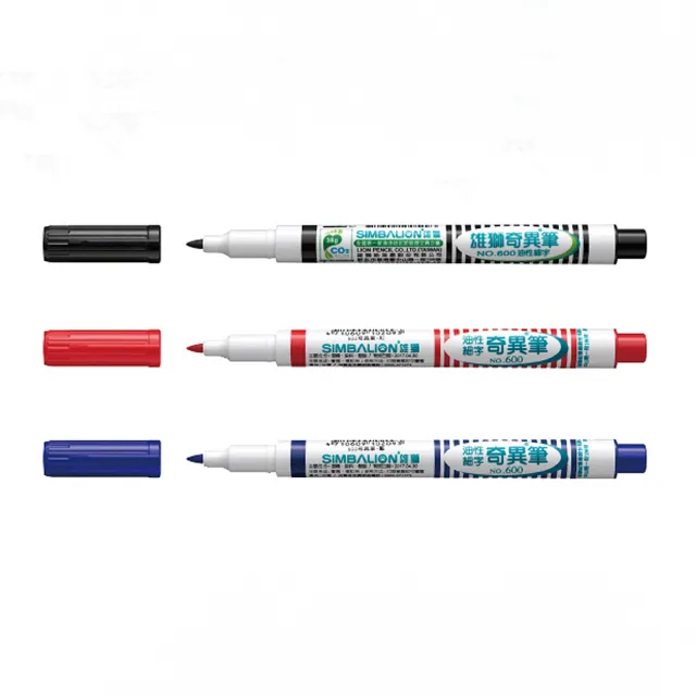 【SIMBALION 雄獅文具】細字 奇異筆 1mm X48打/組 NO.600(共576支)