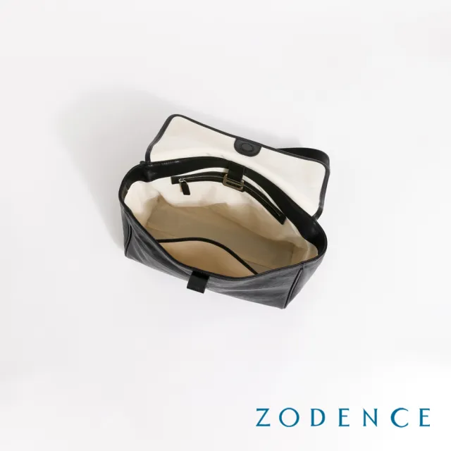 【ZODENCE 佐登司】MYRA植鞣真皮極簡個性長方肩背大包(多色/新品)