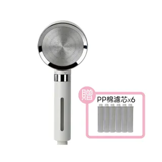 【shiauwu 小伍淨水】魔淨三功能純水蓮蓬頭/PP棉濾芯6入