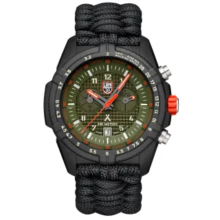 【LUMINOX 雷明時】F-117 Nighthawk夜鷹戰機腕錶 瑞士錶(黑x白時標44mm 6441)